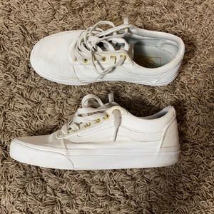 White old skool vans